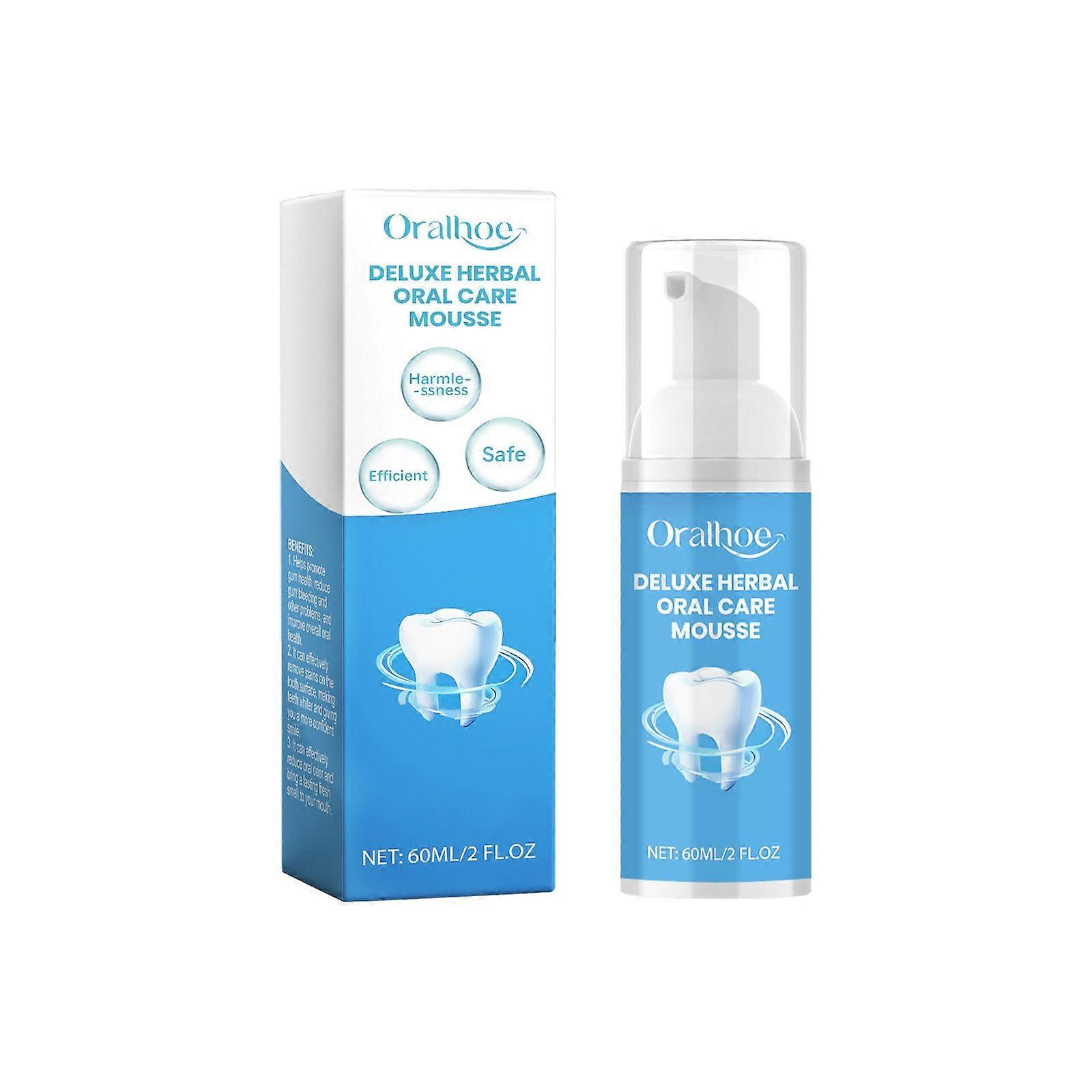 Oral Whitening Cleansing Mousse Contains Lemon Extract