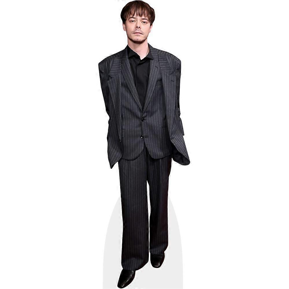 Charlie Heaton (Black Suit) Cardboard Cutout (lifesize OR mini size). Standee. Stand Up.