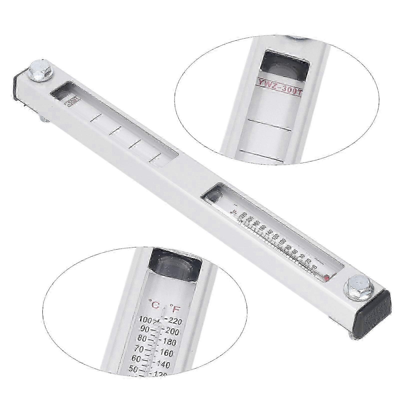 Oil Level Gauge with Alloy Glass Display & Self-Sealing Clear Screen for Hydraulic System Water Tank - 2205