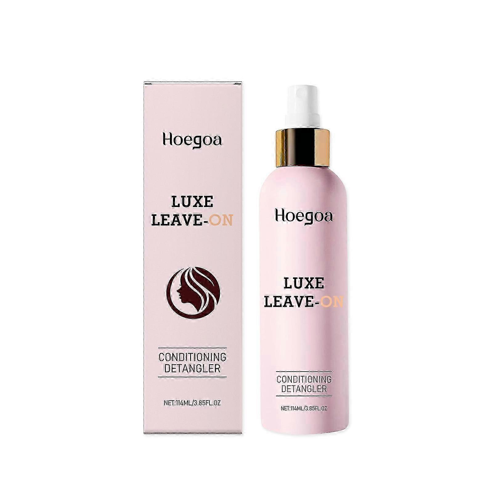 Hoegoa Leave-In Hair Softener Nourishes And Protects Hair, Making It Smooth, Light, Anti-Frizz, Strong, Moisturizing And Easy To Comb