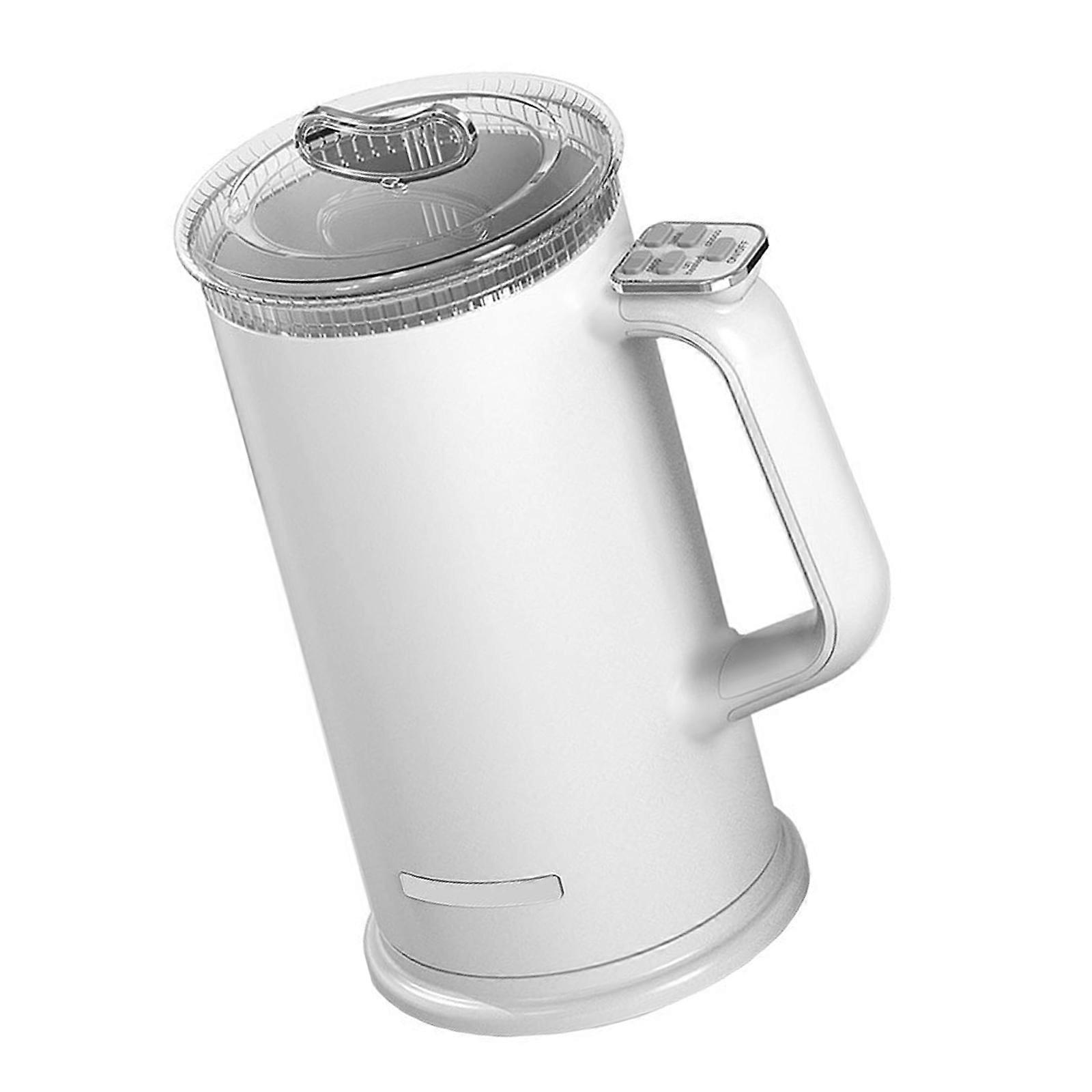 Hot Milk Maker with Frothing Function Cappuccino Machine Quick Cleaning Small Design Portable Foam Maker Machine  White