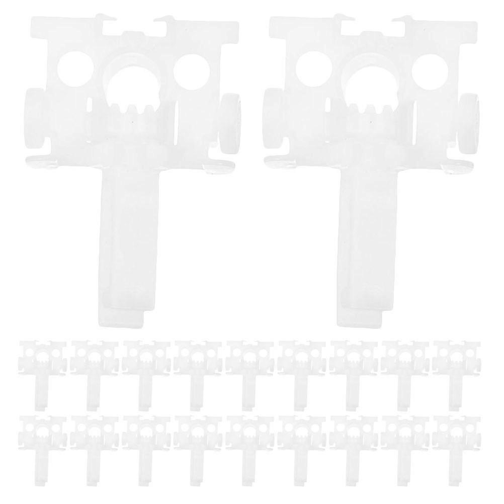 Replacement Vertical Blind Rods White Plastic Wand Control 20Pcs Kit