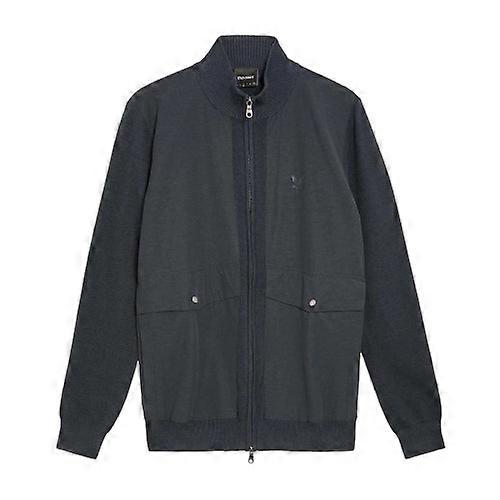 Lyle & Scott Mens Milano Knitted Hybrid Jacket