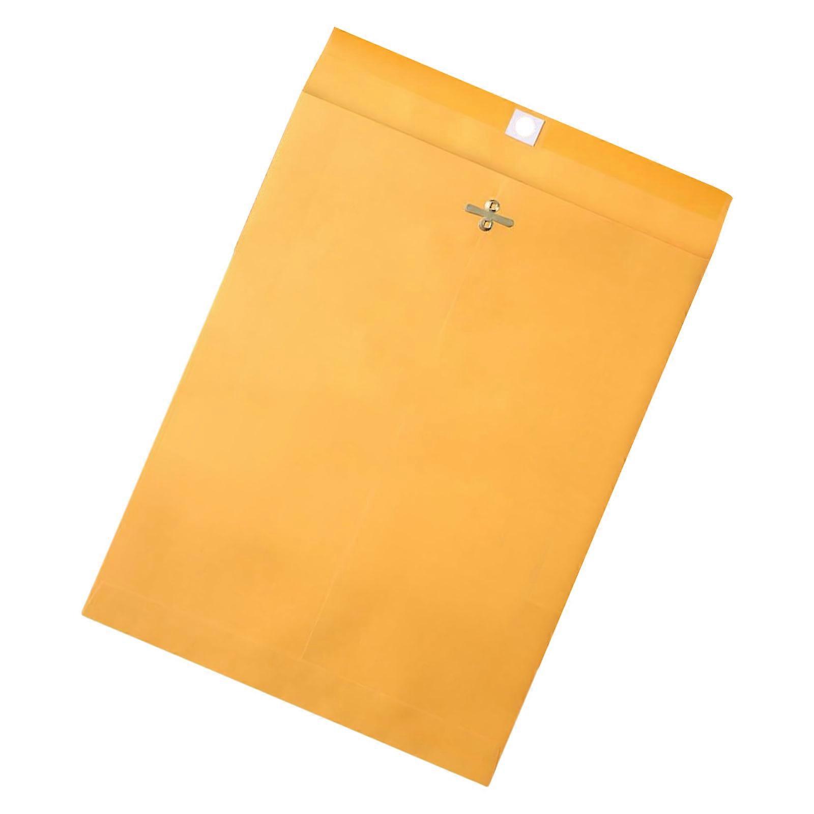 30Pcs High Capacity Mailing Envelopes with Metal Fastener Kraft Envelope for Confidential Documents File Picture Storage  9x12
