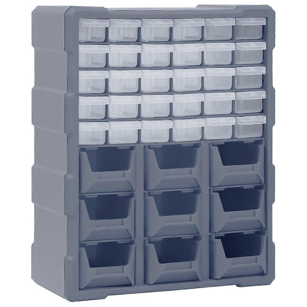 Multi-drawer organizer with 39 drawers 38x16x47 cm