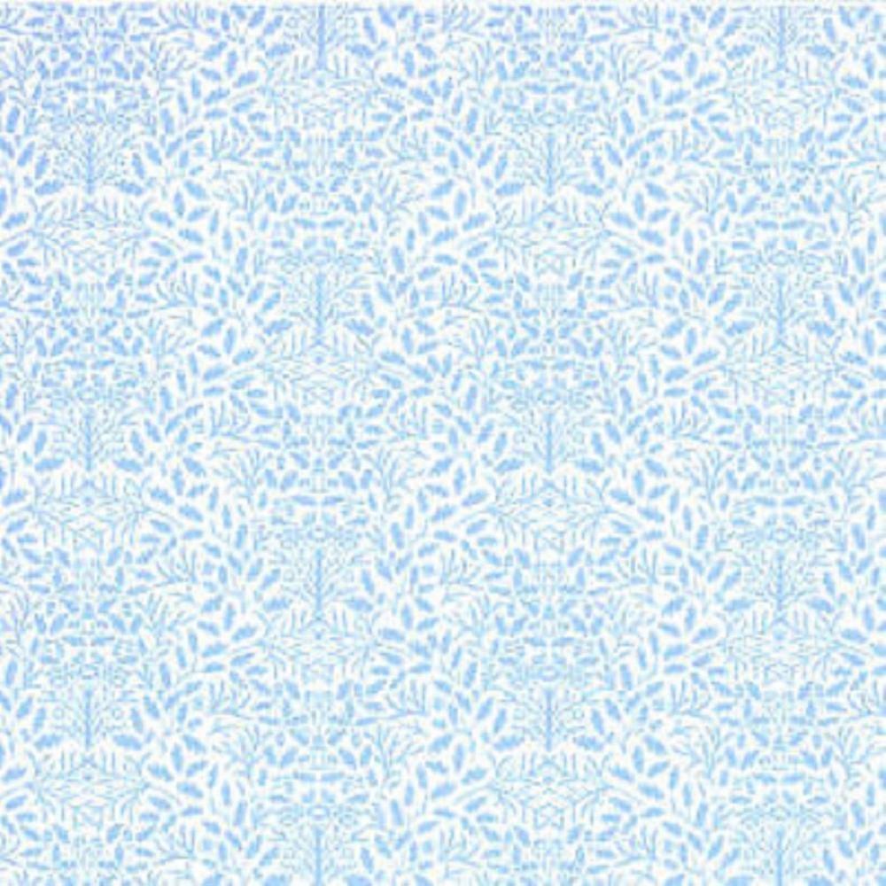 دمى البيت شاحب الأزرق الأبيض الجوز خلفية وليام موريس تصميم