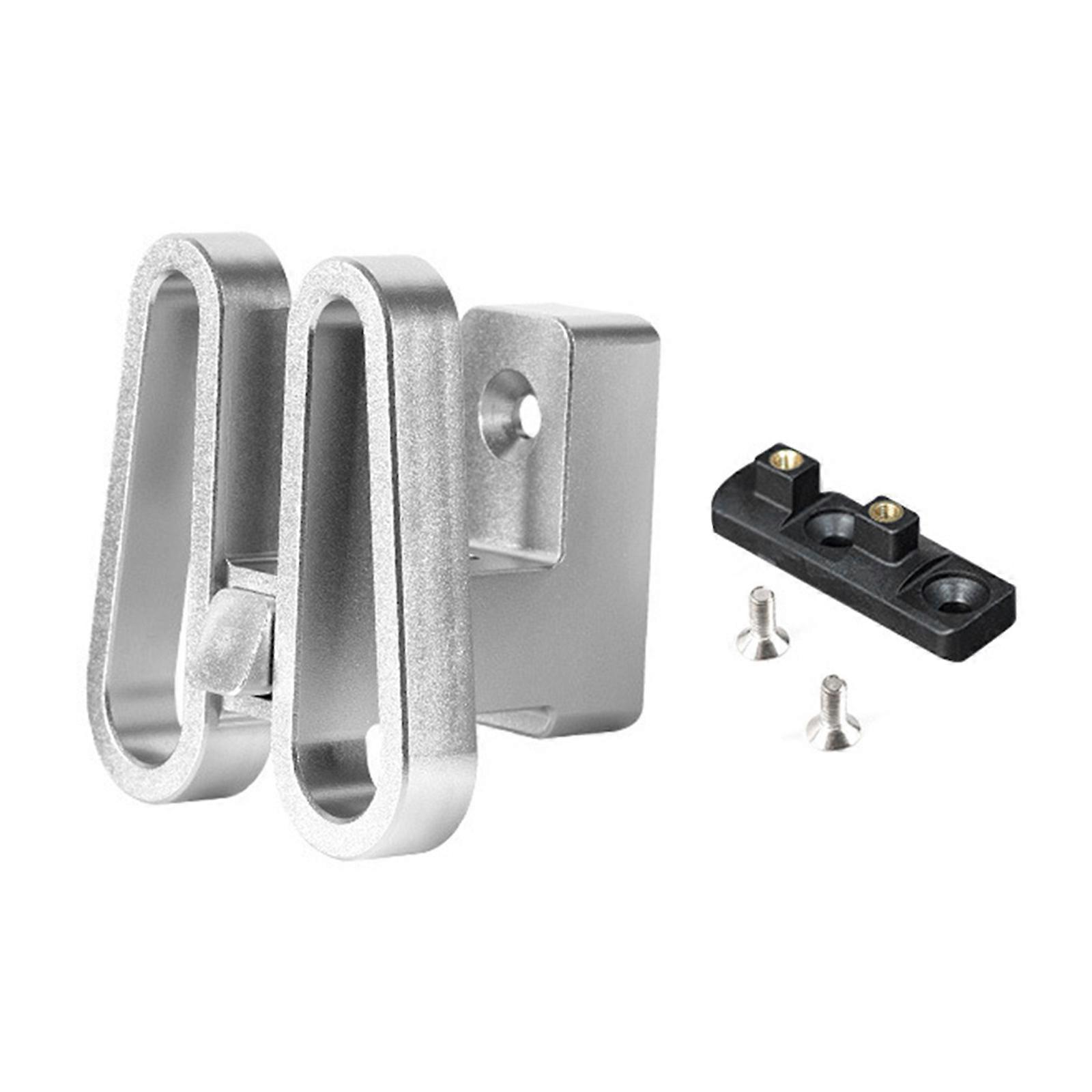 Tool Front Rack For Cycles Aluminum Frame Stability  Silver