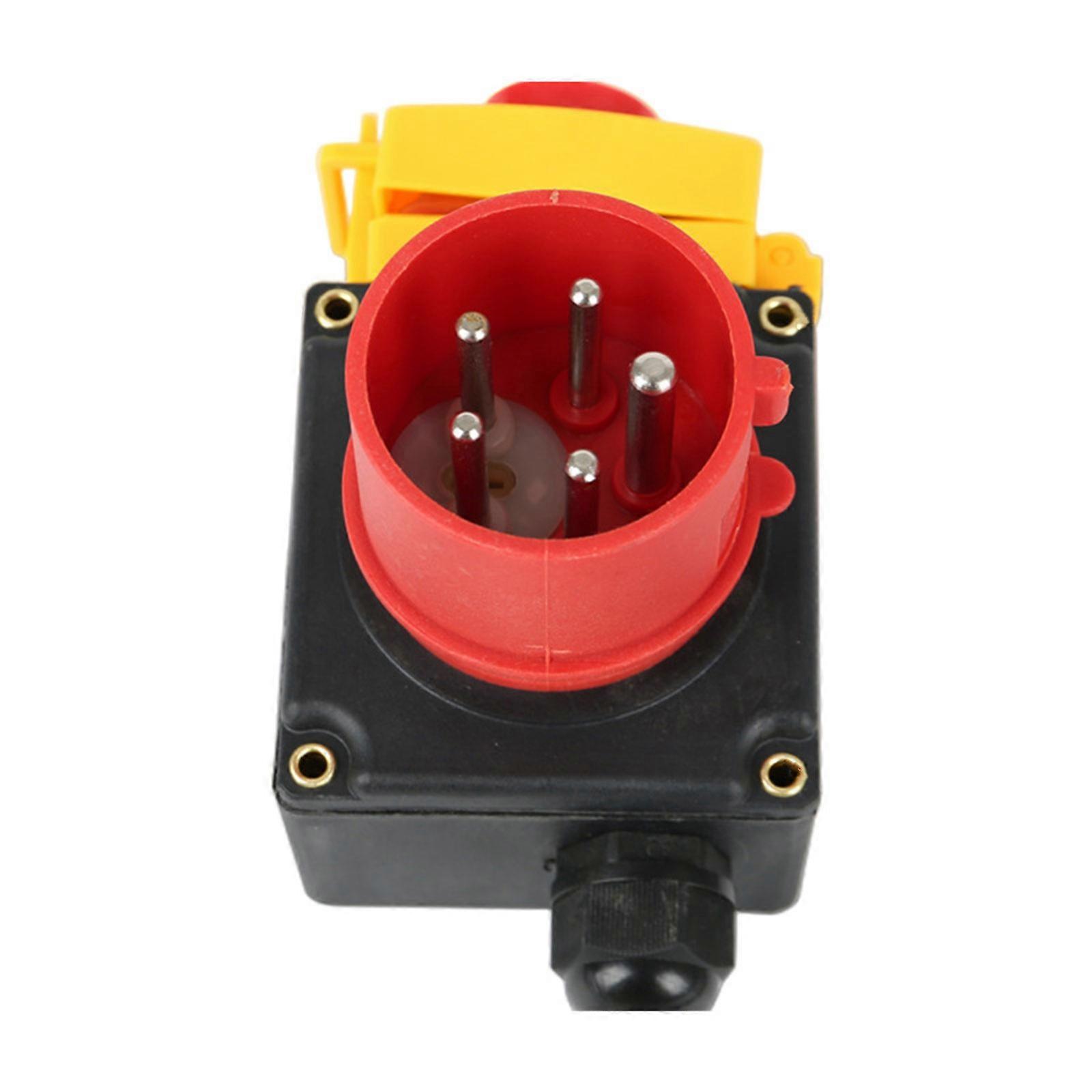 Industrial Electromagnetic Switches Efficient Industrial Power Control Electromagnetic Switches with 5P Plug Reliable Multicolor