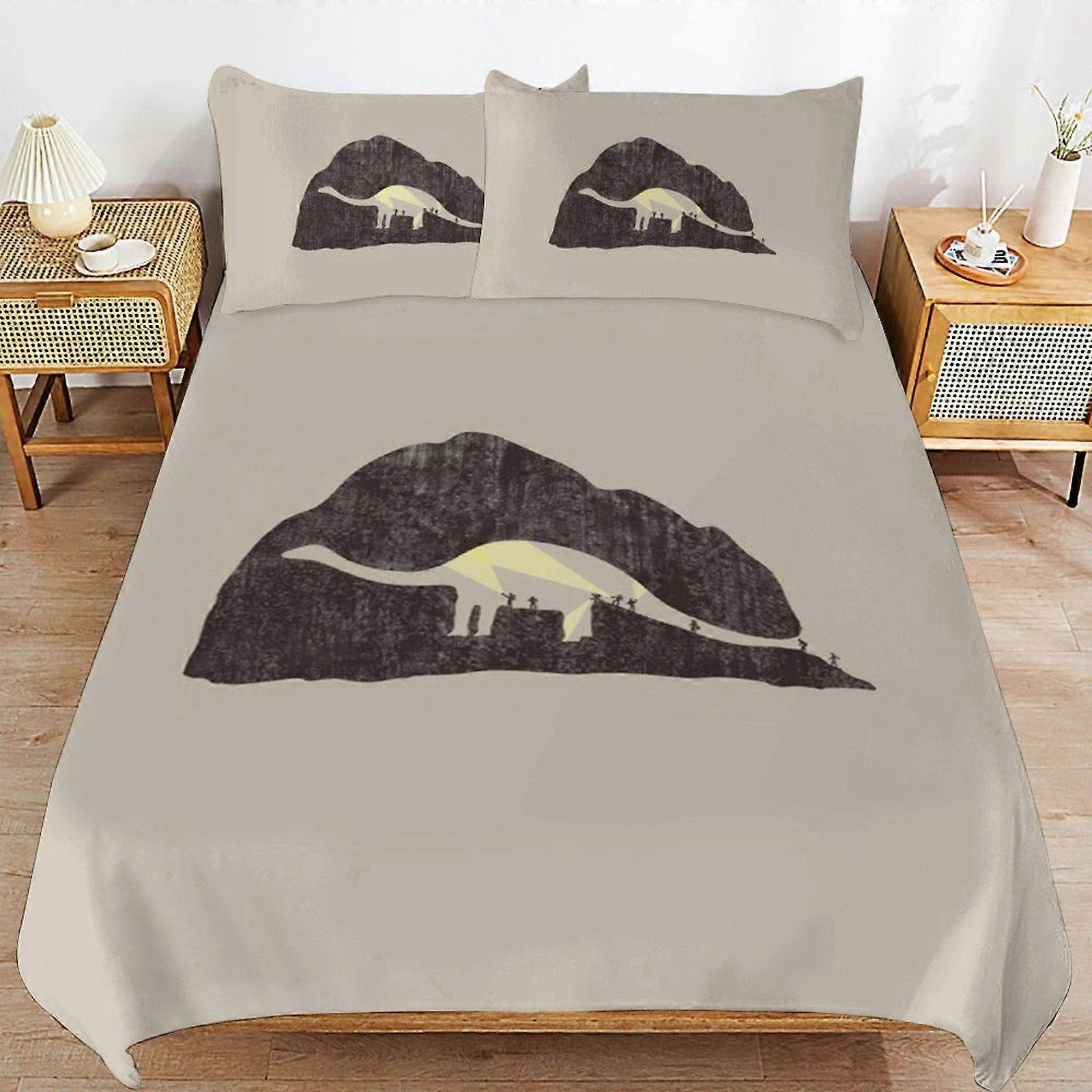 o485 Denver  the Last Dinosaur Durable Thread Count Secure Zipper Ultra Comfort Texture Duvet Cover Sets Bedding Solution h485