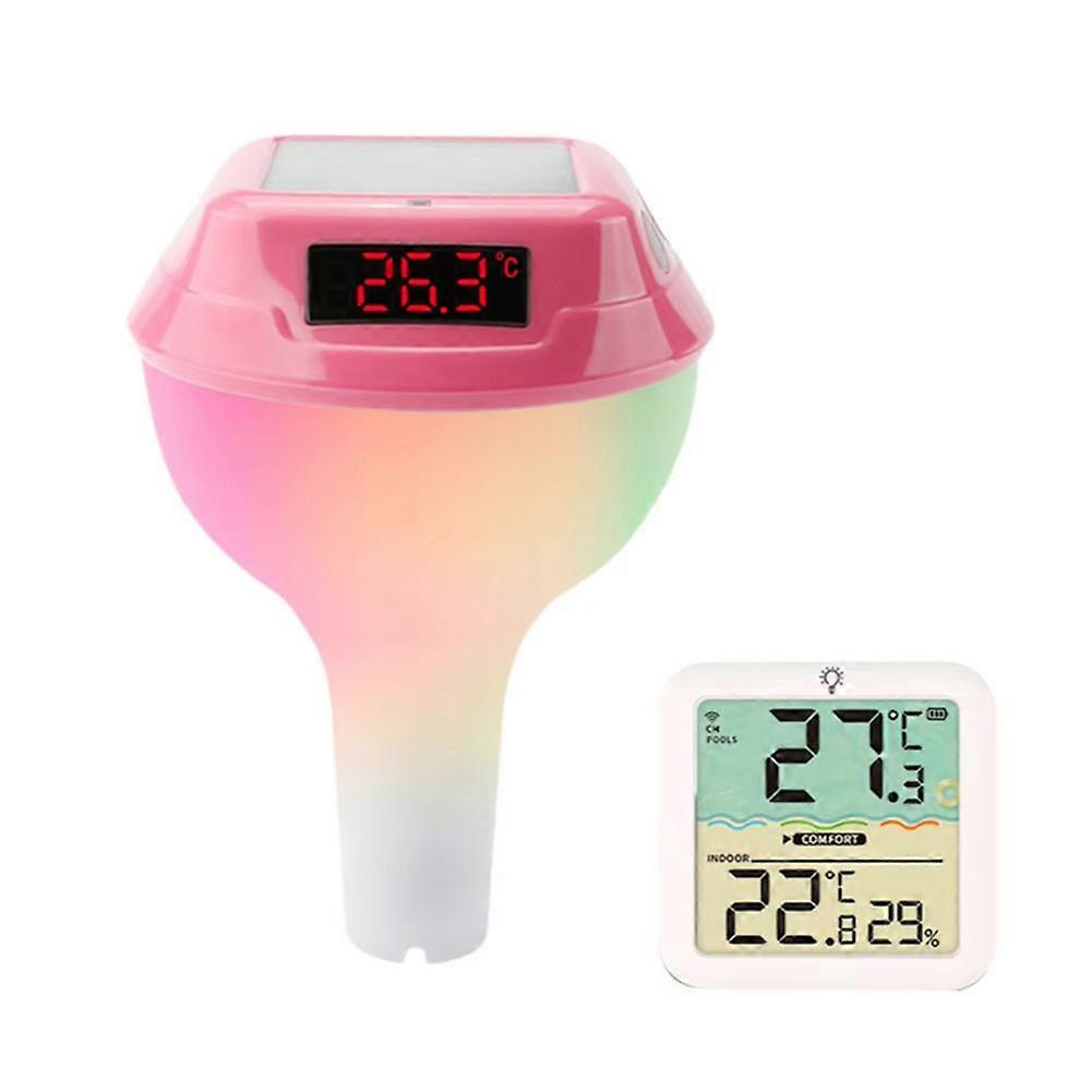 Solar Powered Pool Thermometer with LED Display B