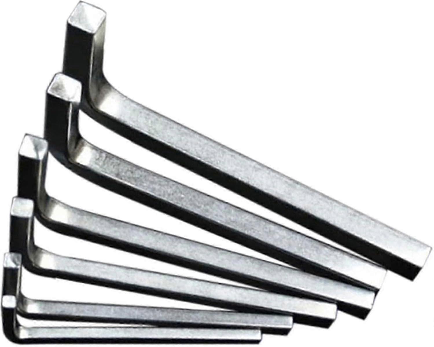 e 6pcs L-shaped Square Head Wrench,long Arm Hex Key Wrench Set,4 Point Wrench Screwdriver Set 3-8mm - ANYOU