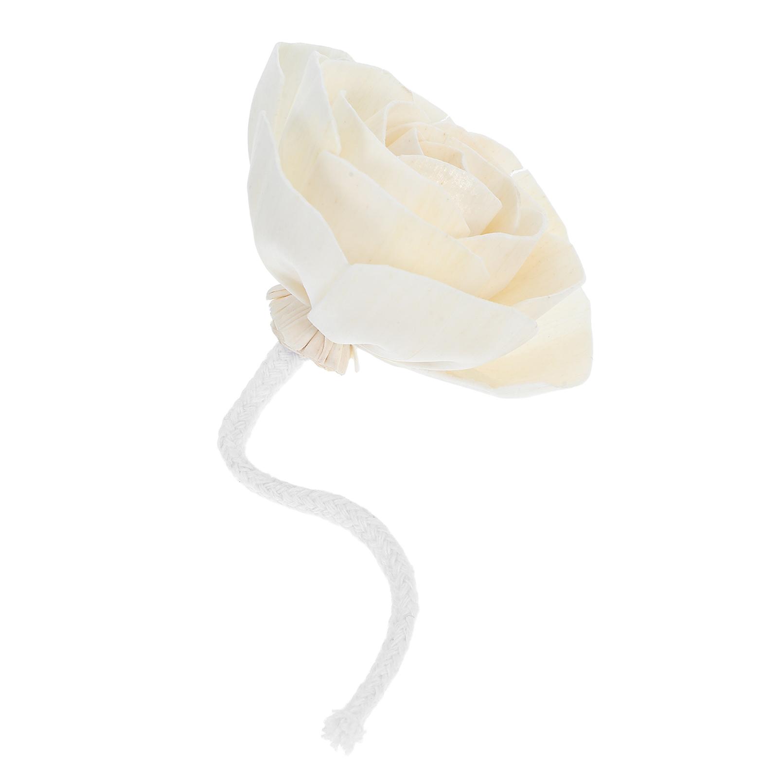 Fragrant Flower Diffuser Essential Oil Dispersion Car Interior Beige 1Pcs