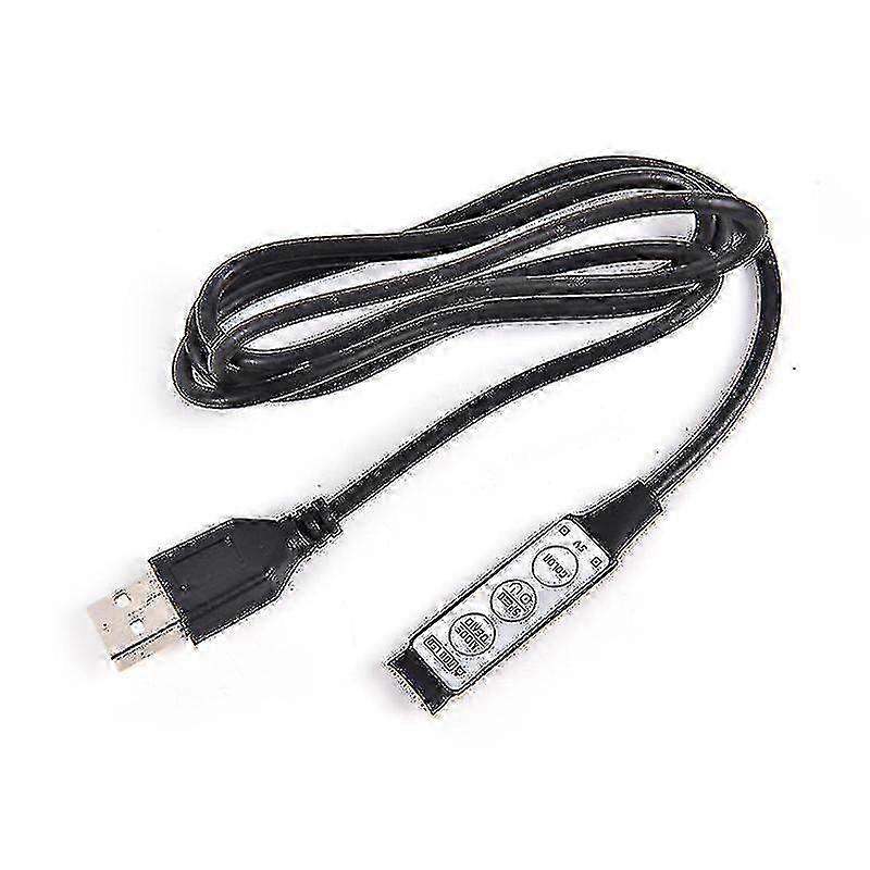 Dc 5v Usb Led Rgb Controller 3key 4pin Remote Controller Comptiable With Led Strip Light FT
