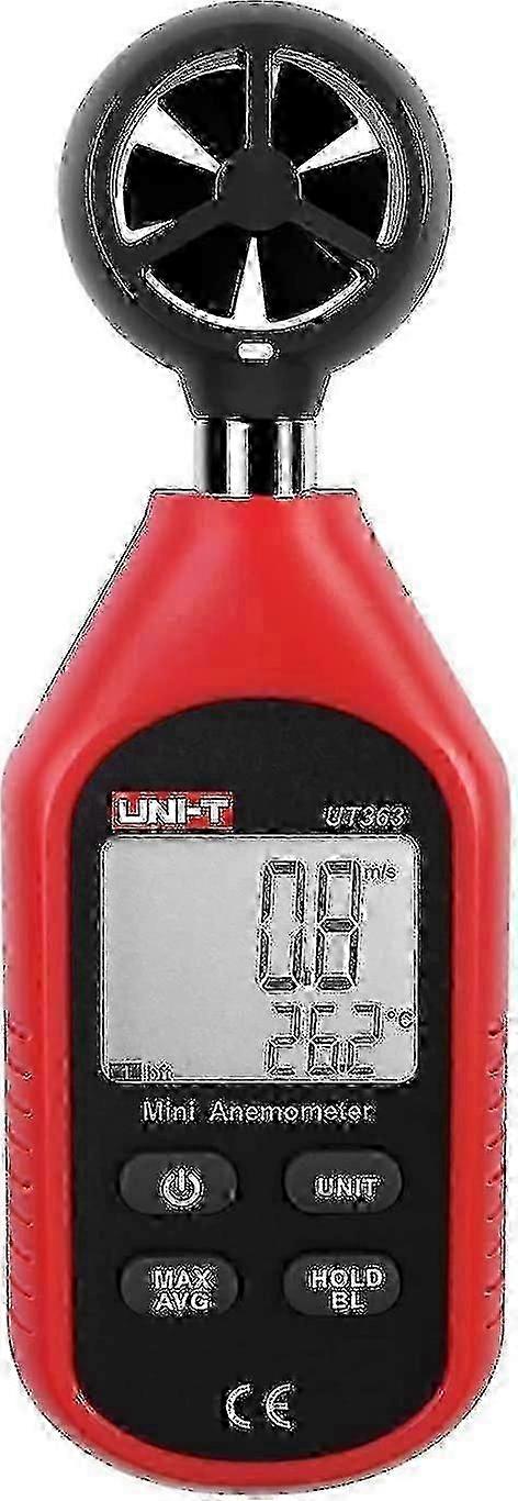 Ut363 Mini Digital Anemometer High Accuracy Wind Measuring Device Handheld Pulser Wind Speed Sensor Anemometer_m24