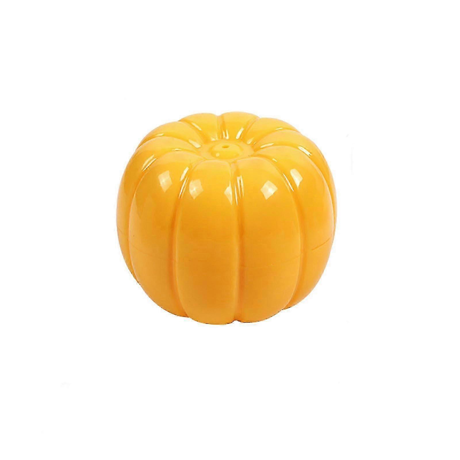 Halloween Chew Toys Pumpkin Pet Teething Toy for Puppies and Cats, Squeaky Sound, Yellow, One Size, Ideal for Teeth Grinding and Decompression