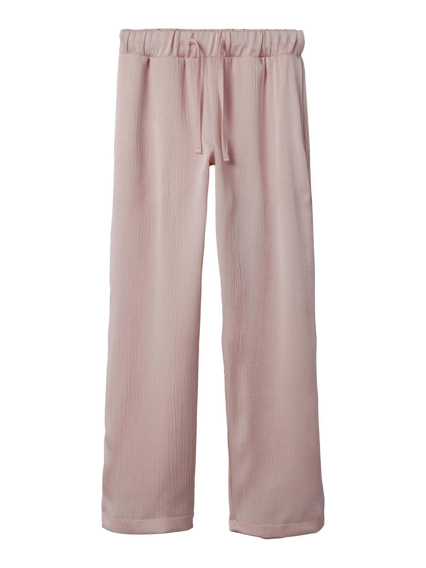 NAME IT Mädchen Hose Weiter Beinschnitt Elastischer Bund Bindeverschluss