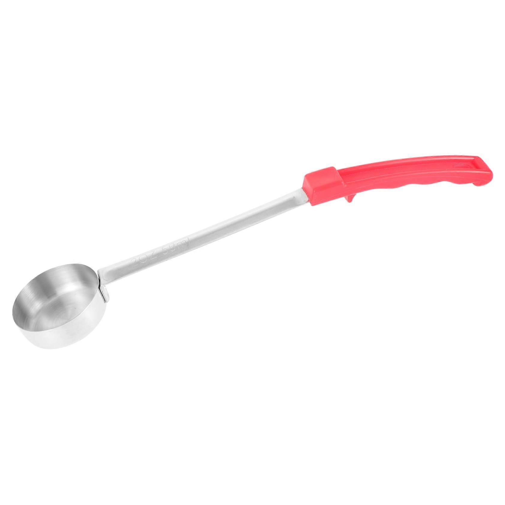 Stainless Steel Pizza Sauce Ladle with Flat Bottom for Precise Portion Control and Kitchen Serving