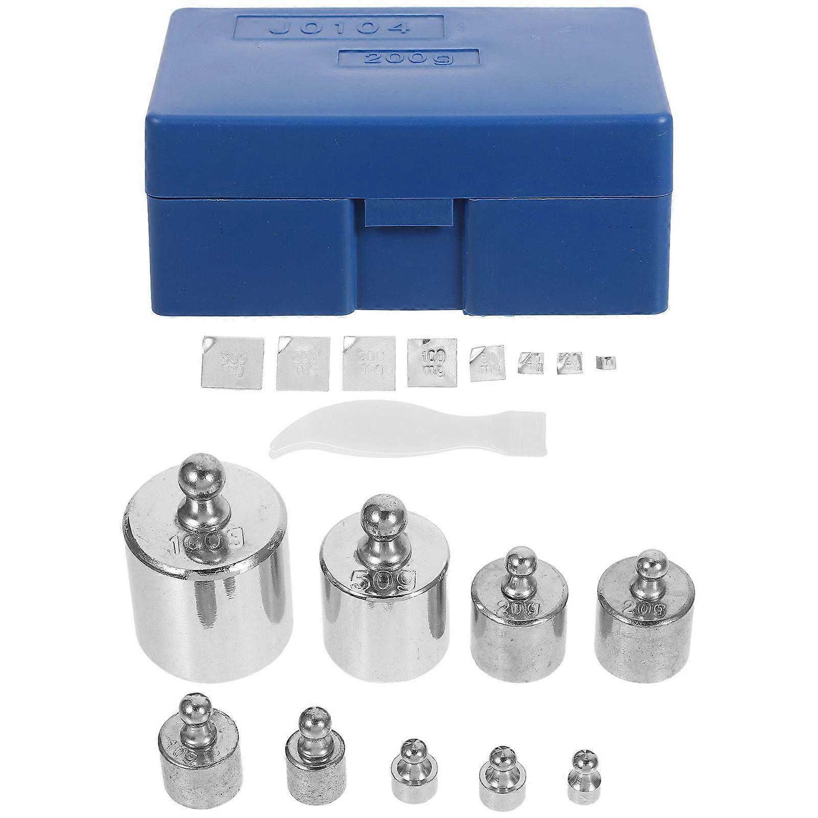 Calibration Weight Set 10mg-100g For Lab And Home Use Rectangular Shape 1Set