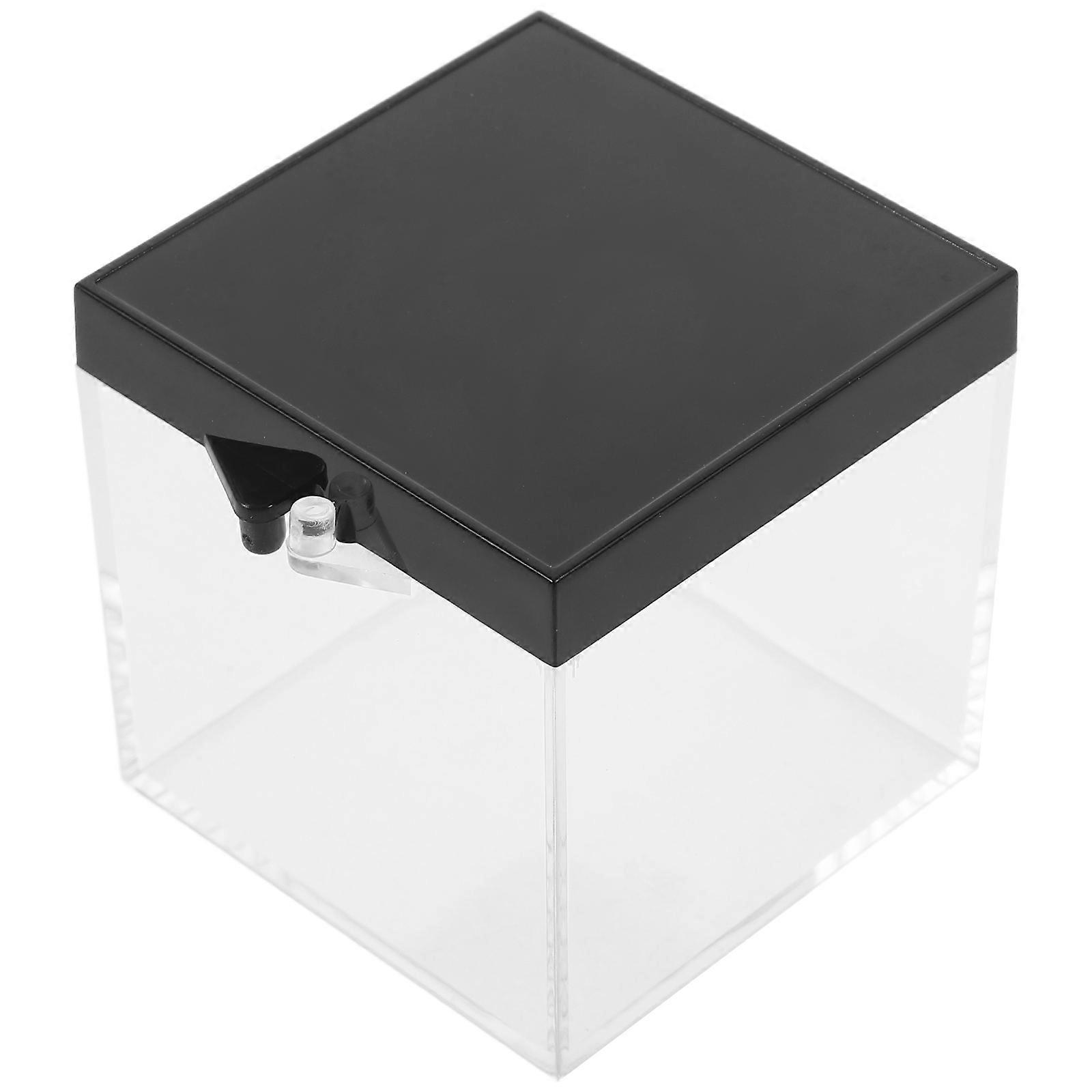 Mineral Specimen Box for Storage 6Pcs Transparent Acrylic Display Cases