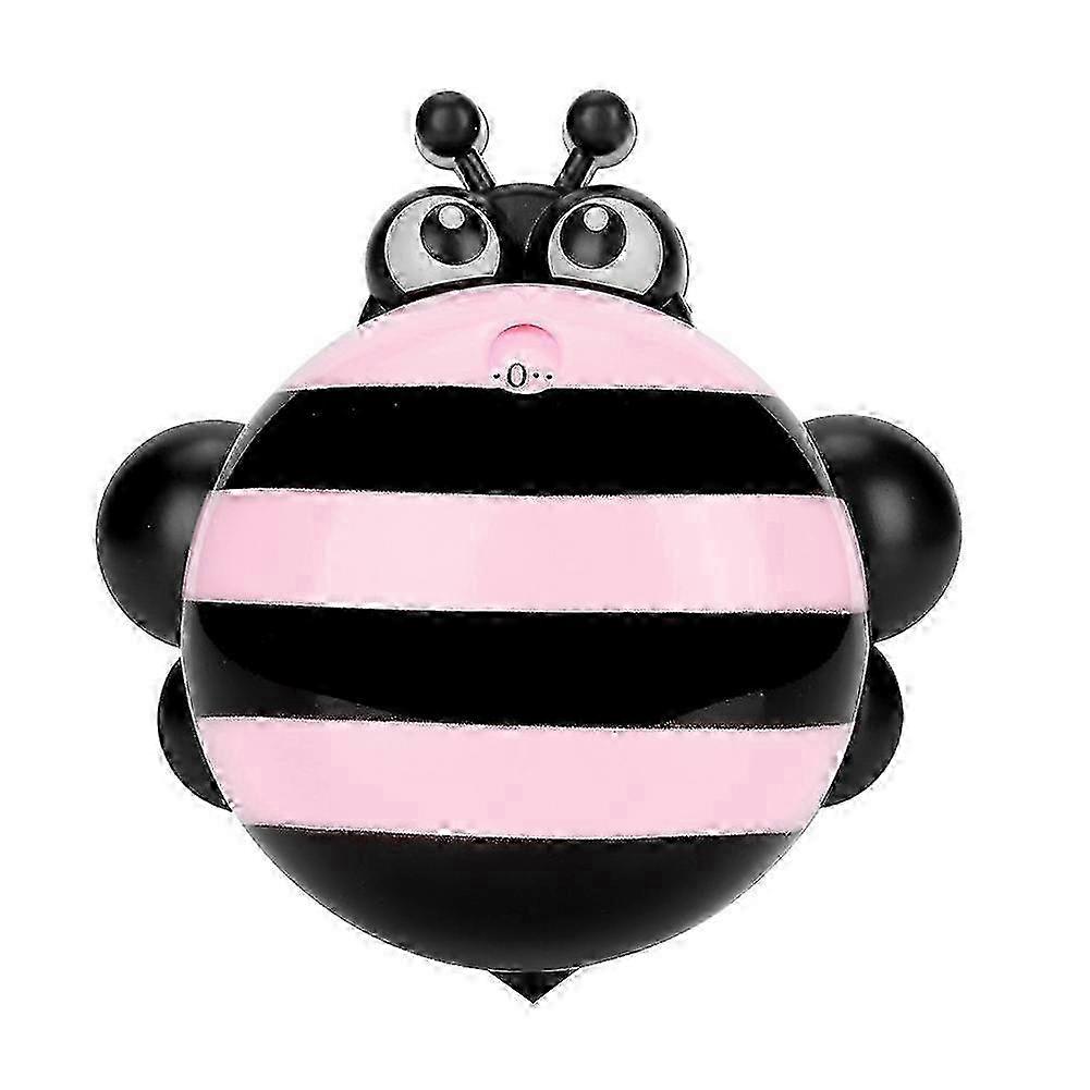 Mechanical Cooking Timer Cartoon Bee Manual Counters Kitchen Alarm Timing Tool(Pink) w