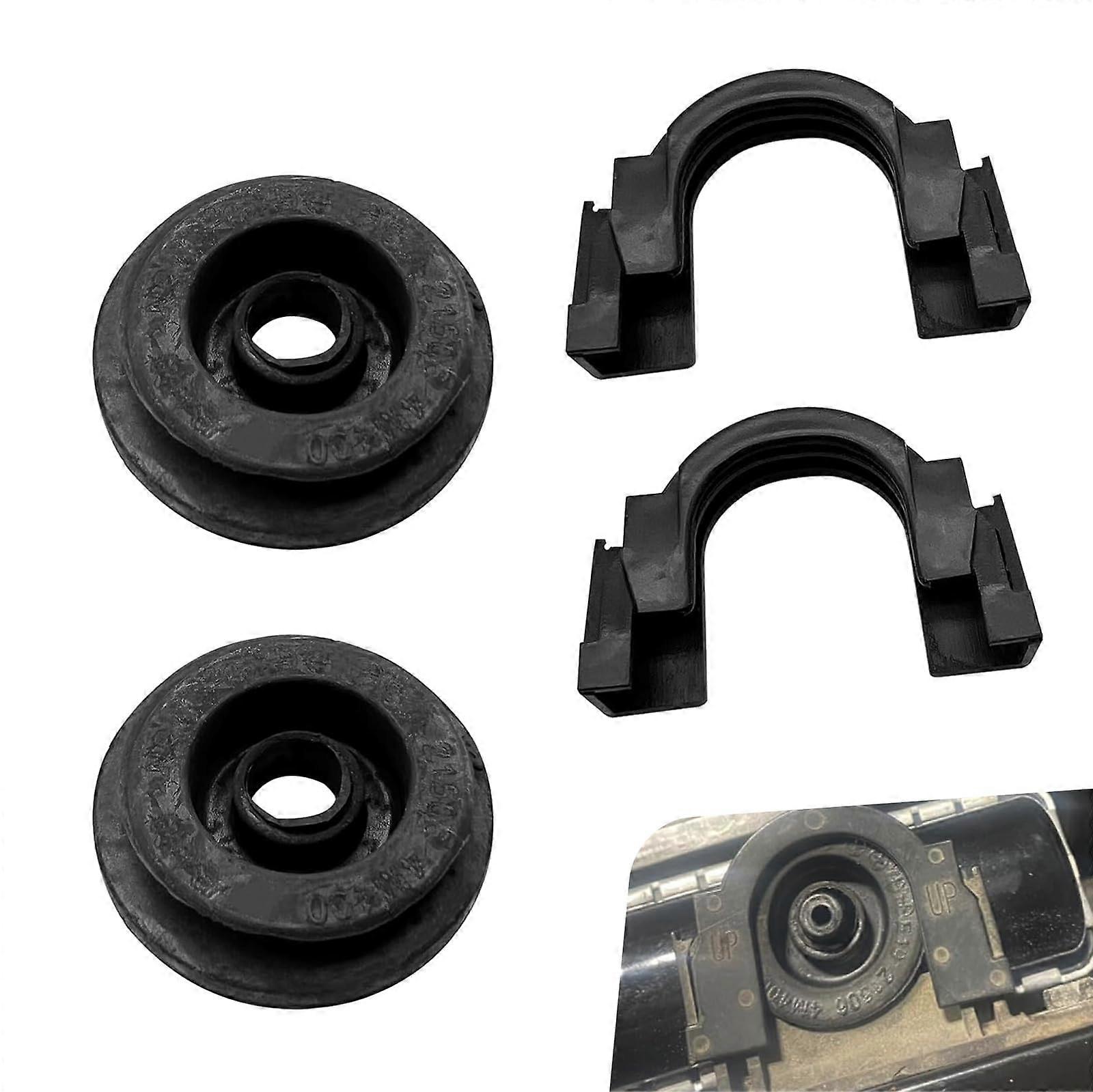 Radiator Mount Bracket and Bushing Kit Compatible with Nissan 215074M400 Noise Reduction