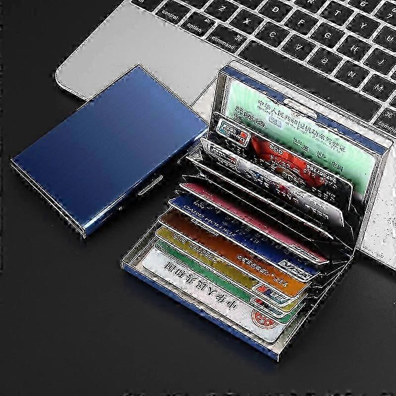 Aluminum case card protector for men