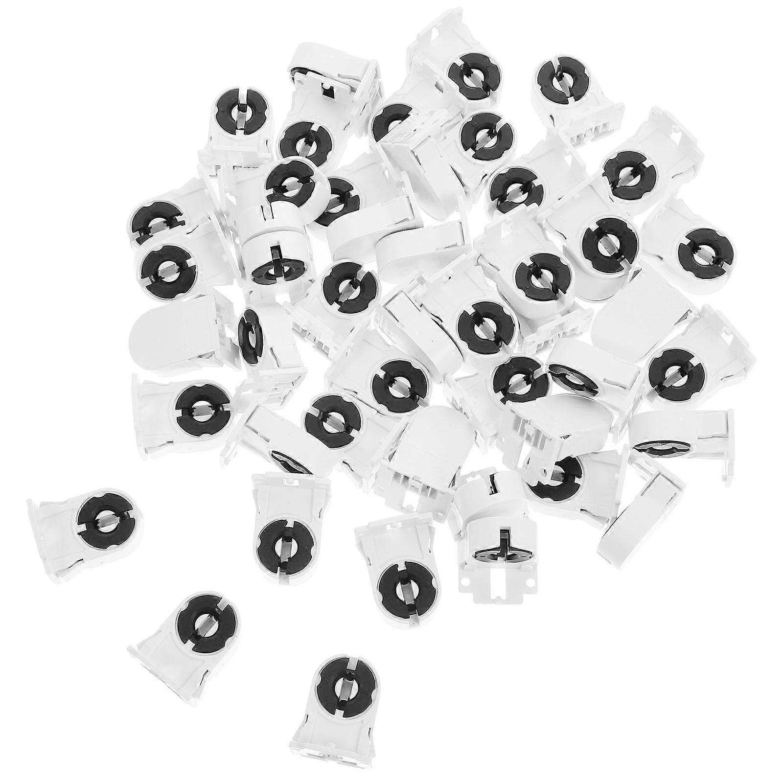 Fluorescent Tube Light Socket Holder for Home Use Made of Durable PC Material Multi Color