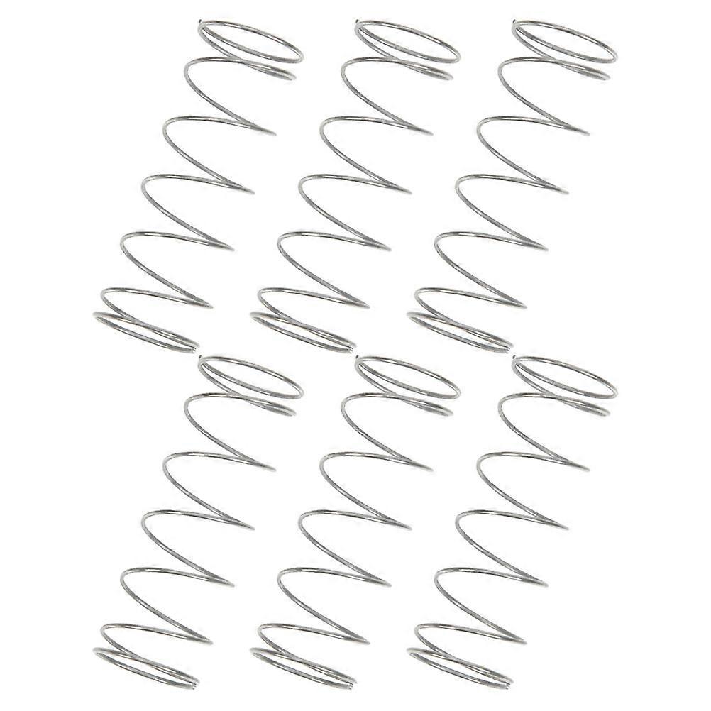 Silver Trumpet Spring Replacement Durable Part for Trumpet Button 6Pcs