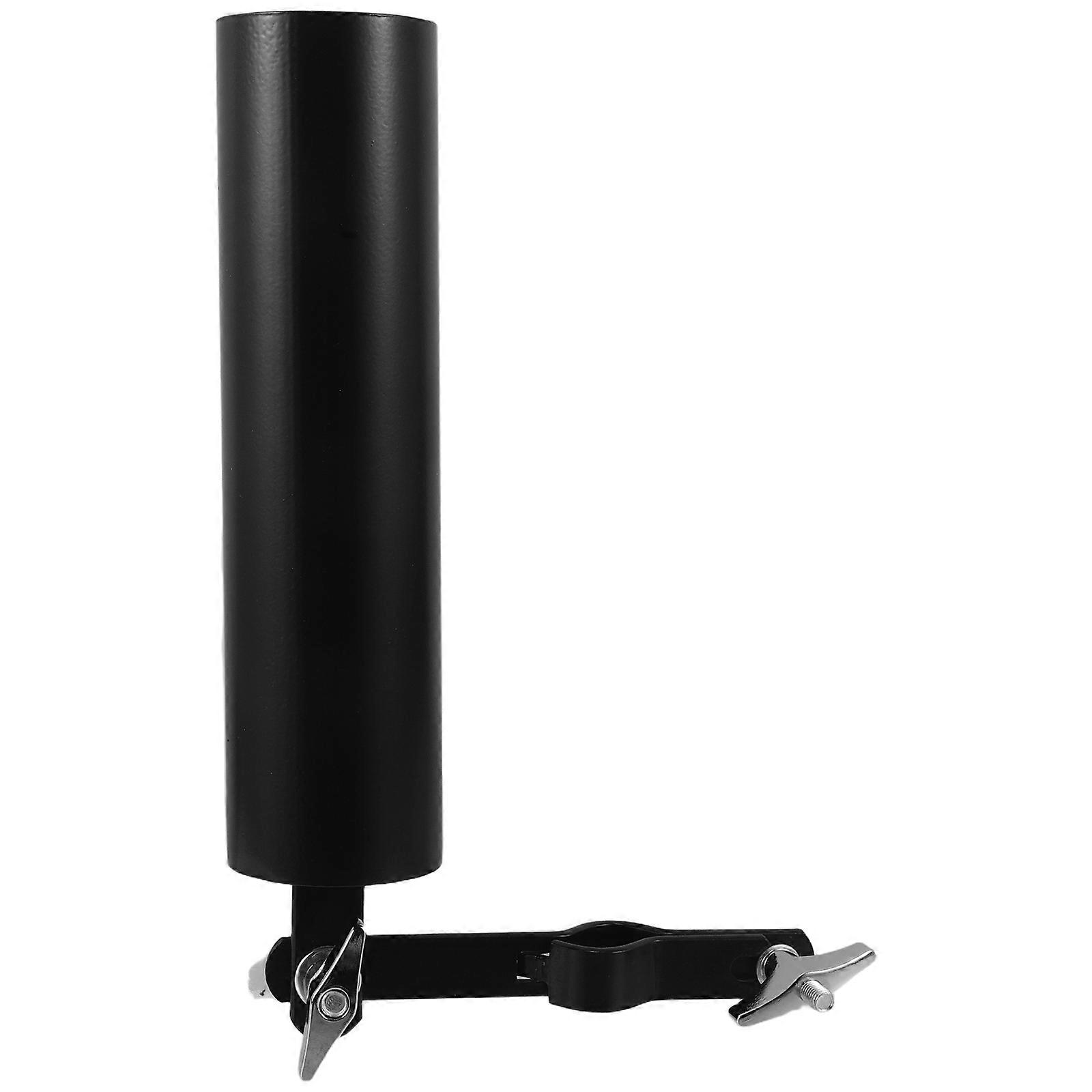 Durable Black Carbon Steel Drumstick Display Case with Stable Support for Easy Access and Organization