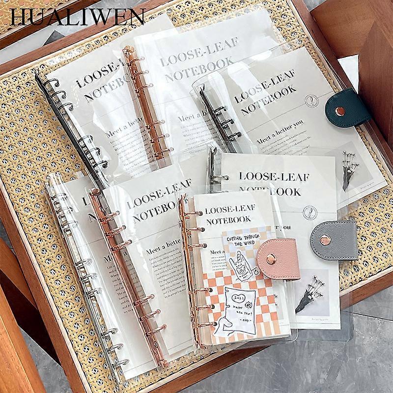 B5A5A6 Exquisite PVC Binder, Transparent Binder