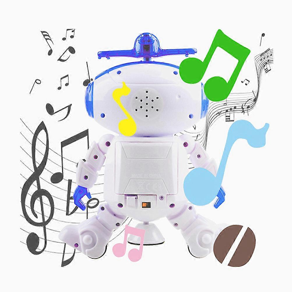 Robot Toy for Kids Dancing Electric Toy with 360 Degree Rotation Feature