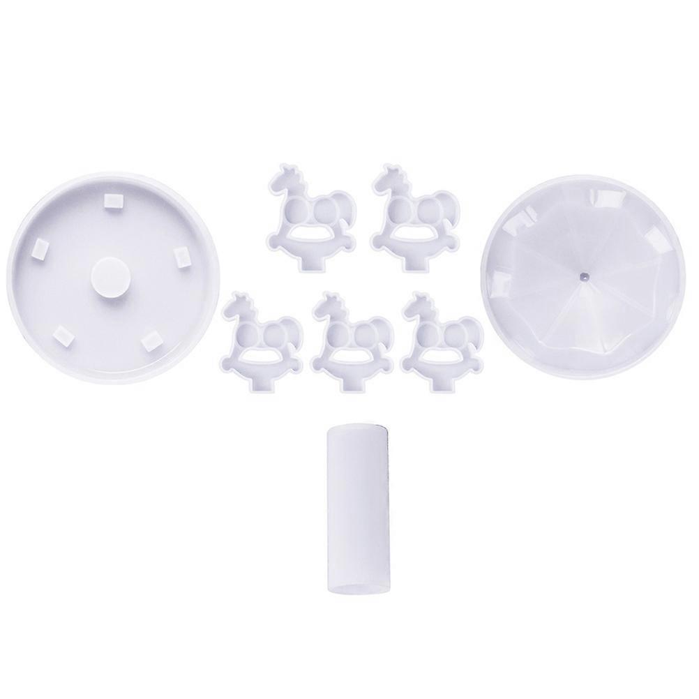 Epoxy Silicone Casting Mold for DIY Merry-Go-Round 4Sets Silicone Kit