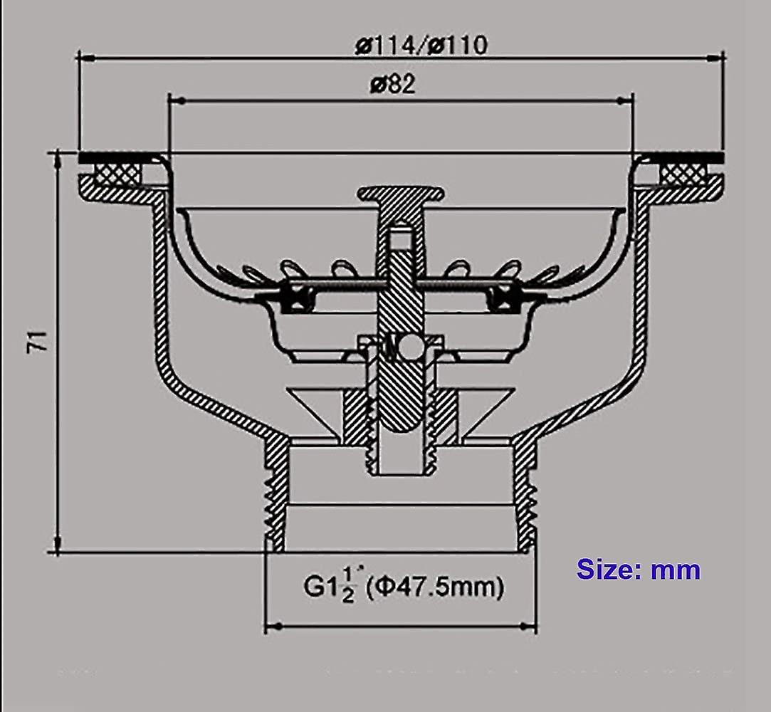 2023 - Sølefri kurv i rustfritt stål, rustfritt stål