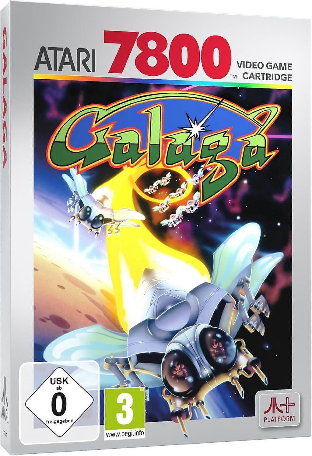 Galaga 7800 Video Game Cartridge
