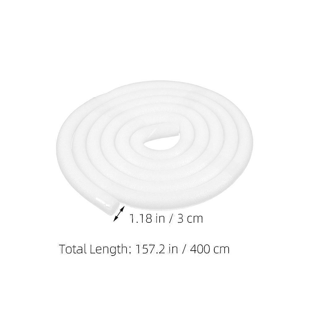 White Foam Sofa Fixing Strips for Neat Sofa Covers 4 Meter Roll