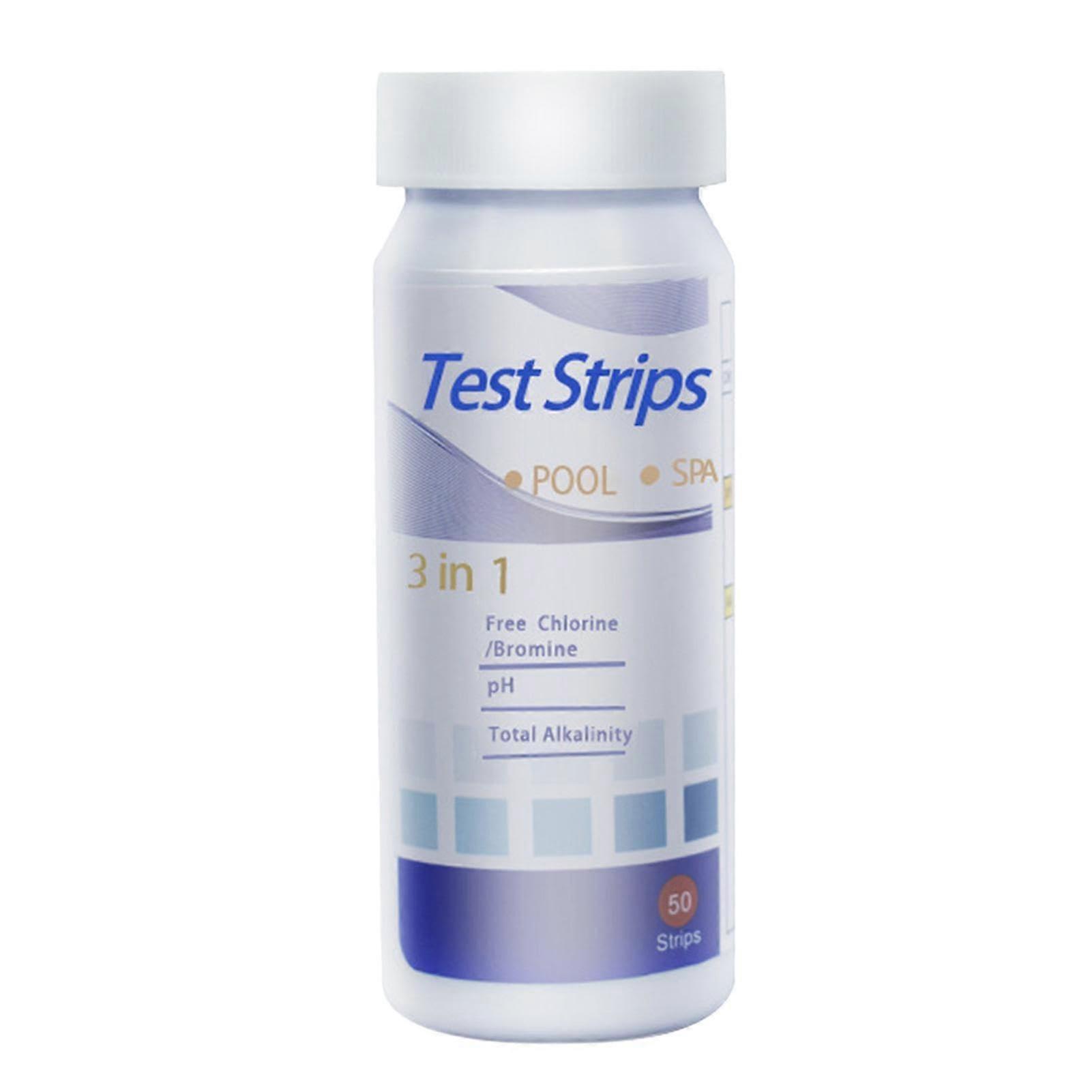 Water Test Strips 50 Pack for pH Chlorine Alkalinity Accurate Drinking Pool and Well Water Testing
