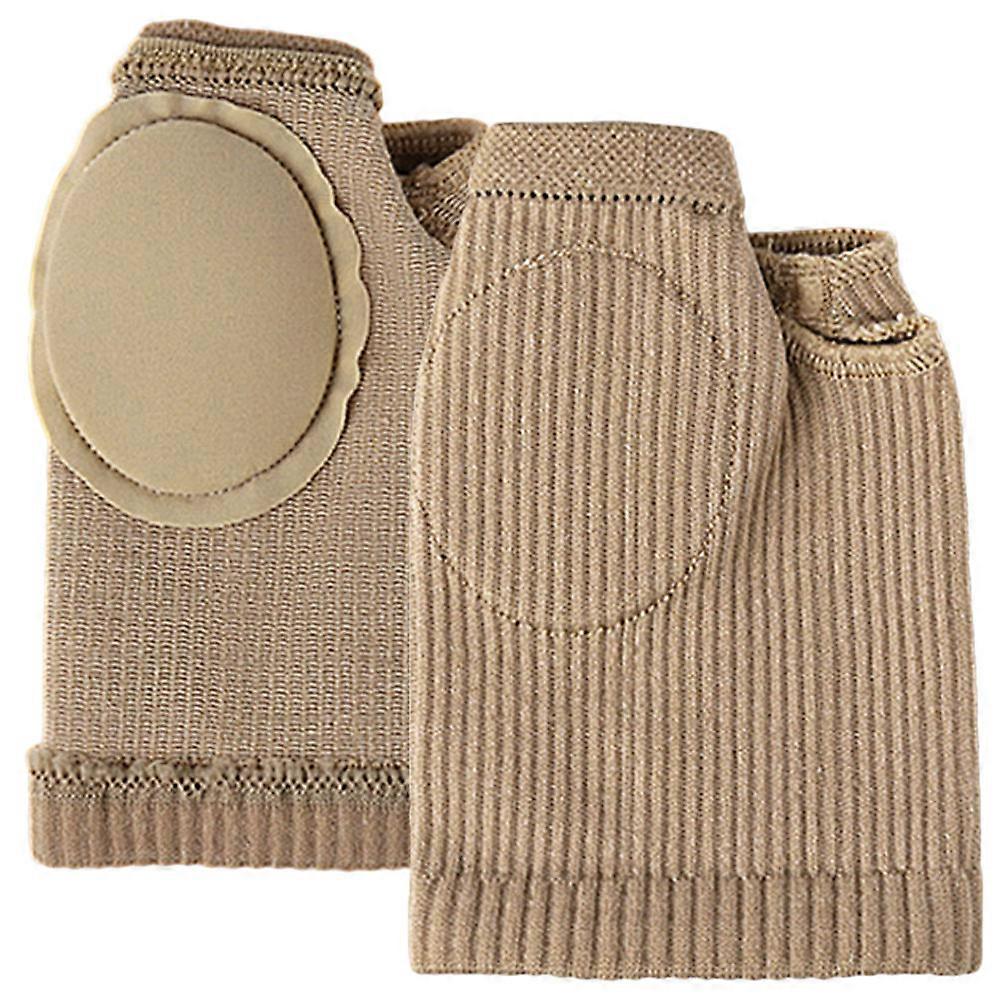 Khaki for Foot Use Comfortable Antislip Forefoot with Nylon Spandex SEBS 1 Pair