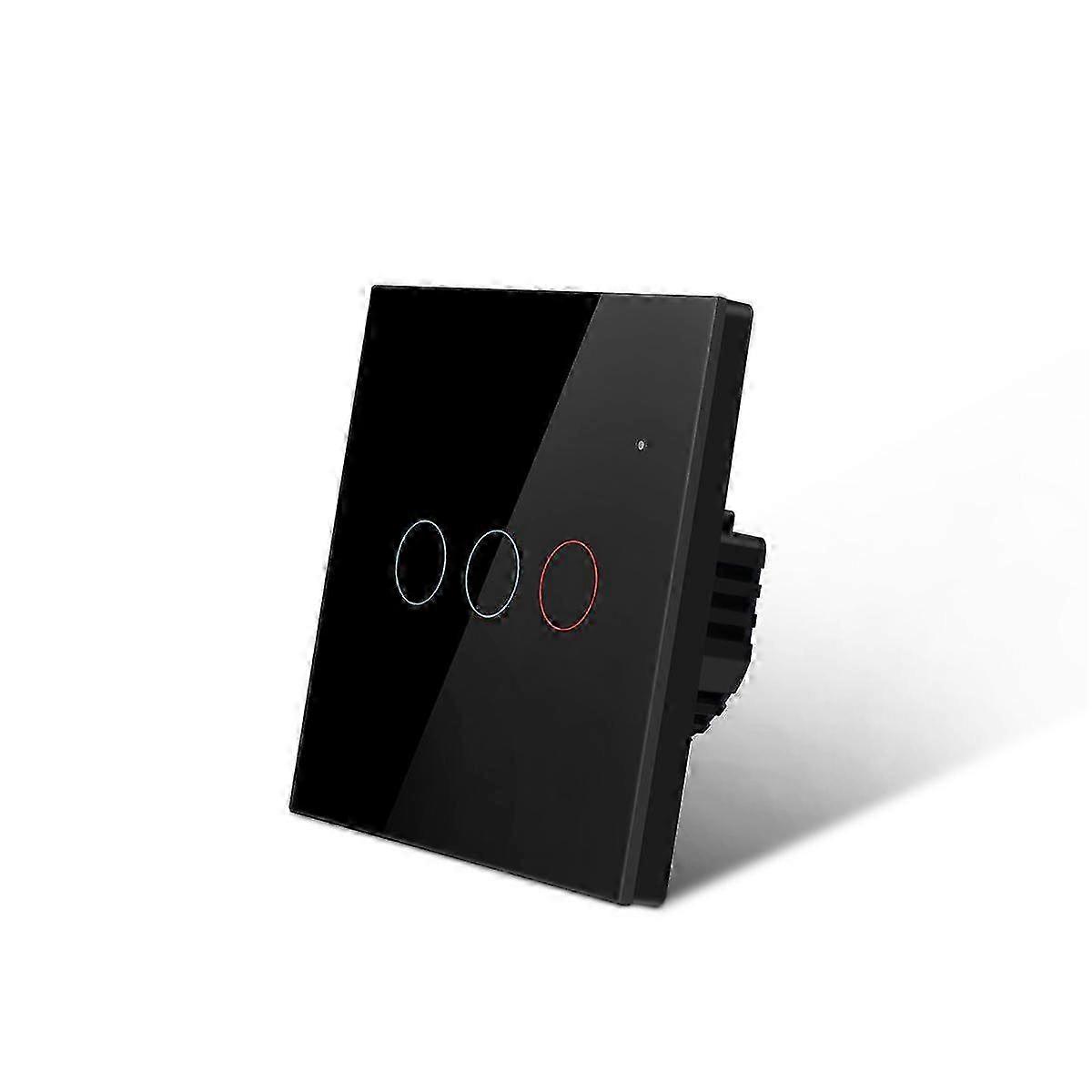 Smart Home LED Light Switch AC100V-250V Touch Switch EU Wall Lamp Sensor Switch Use For Single Fire Wire No Neutral Wire Require 26s