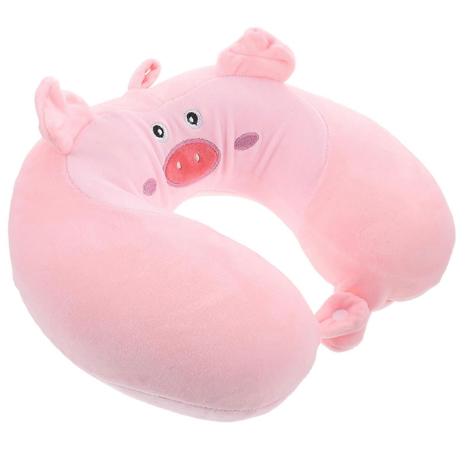 Supple Neck Pillow for Travel Use 1Pcs Plush Material Comfortable Support