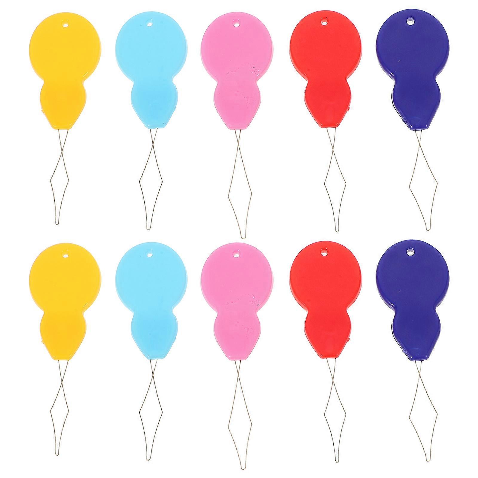 Plastic Needle Threader Stitch Threading Tool for 20Pcs Random Color