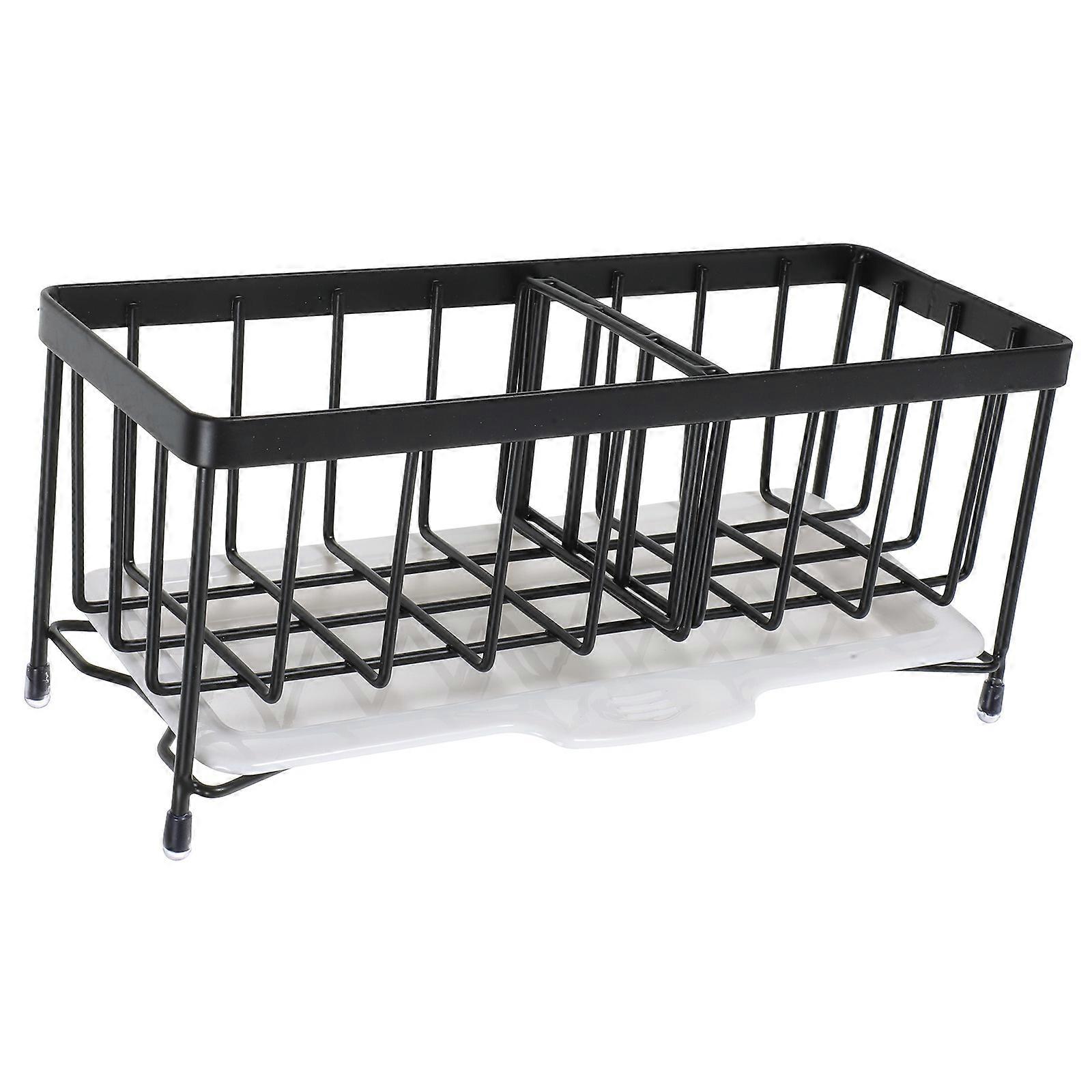 Kitchen Stainless Steel Countertop Draining Basket for Dish Drying Use