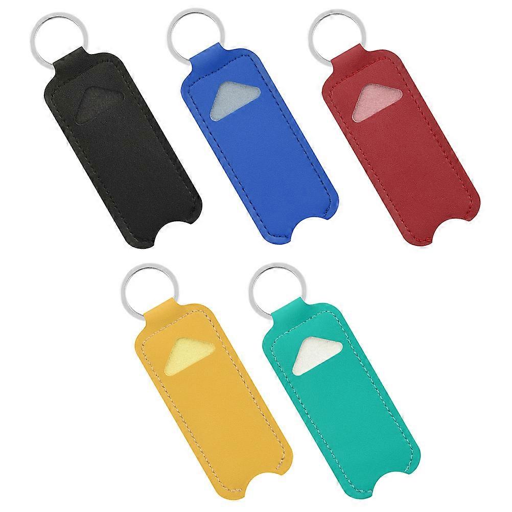 Lipstick Pouch Holder for Storage 5Pcs Key Chain Sleeve
