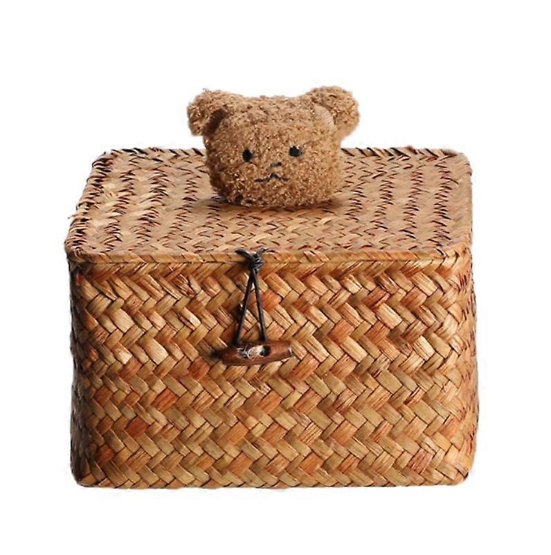 Desktop Storage Organizer with Stackable Clear Drawers for Makeup, Office, Vanity and Bathroom