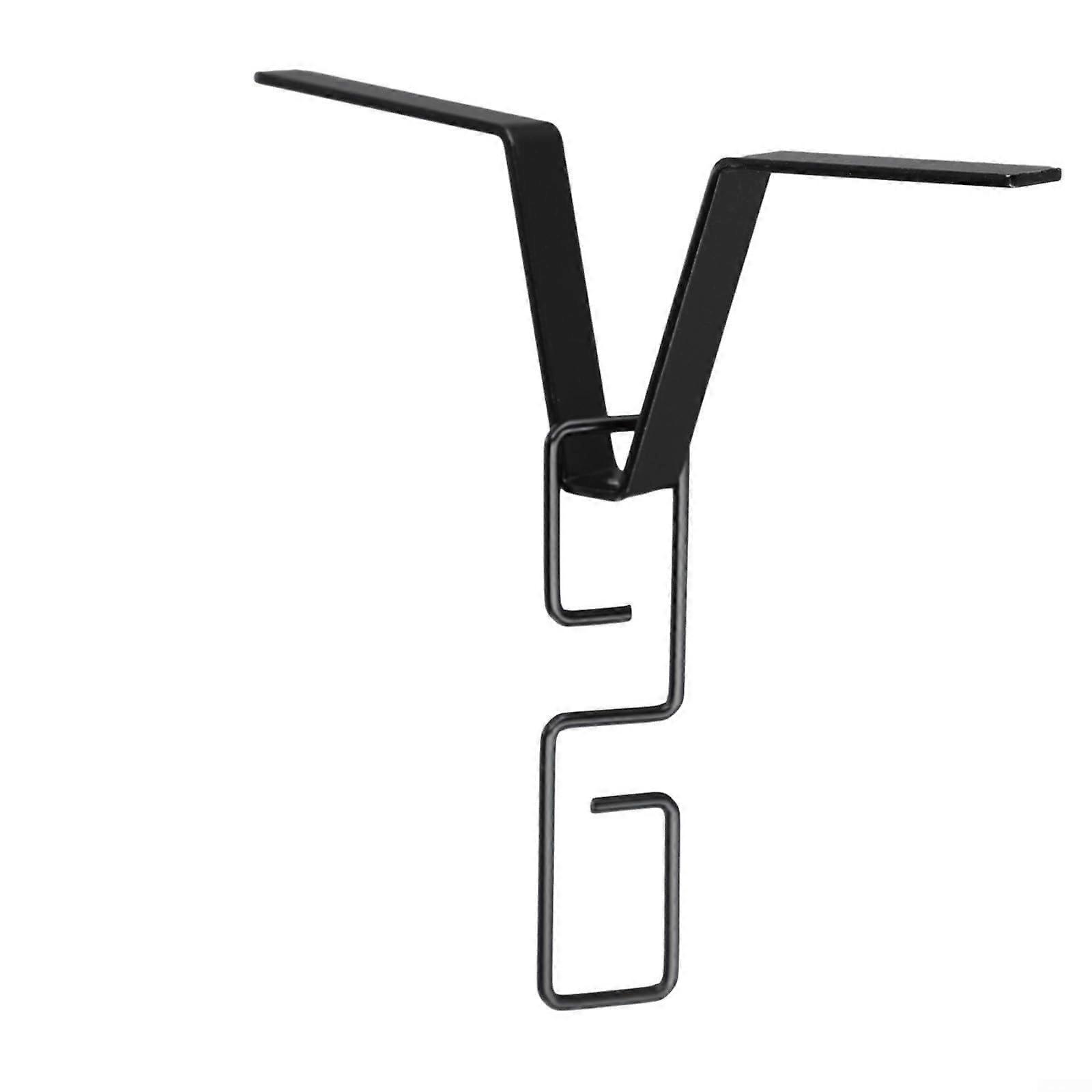 Rain Chain Hook and Gutter Adapter Set, RustResistant Painted Iron, Fits Standard Gutters