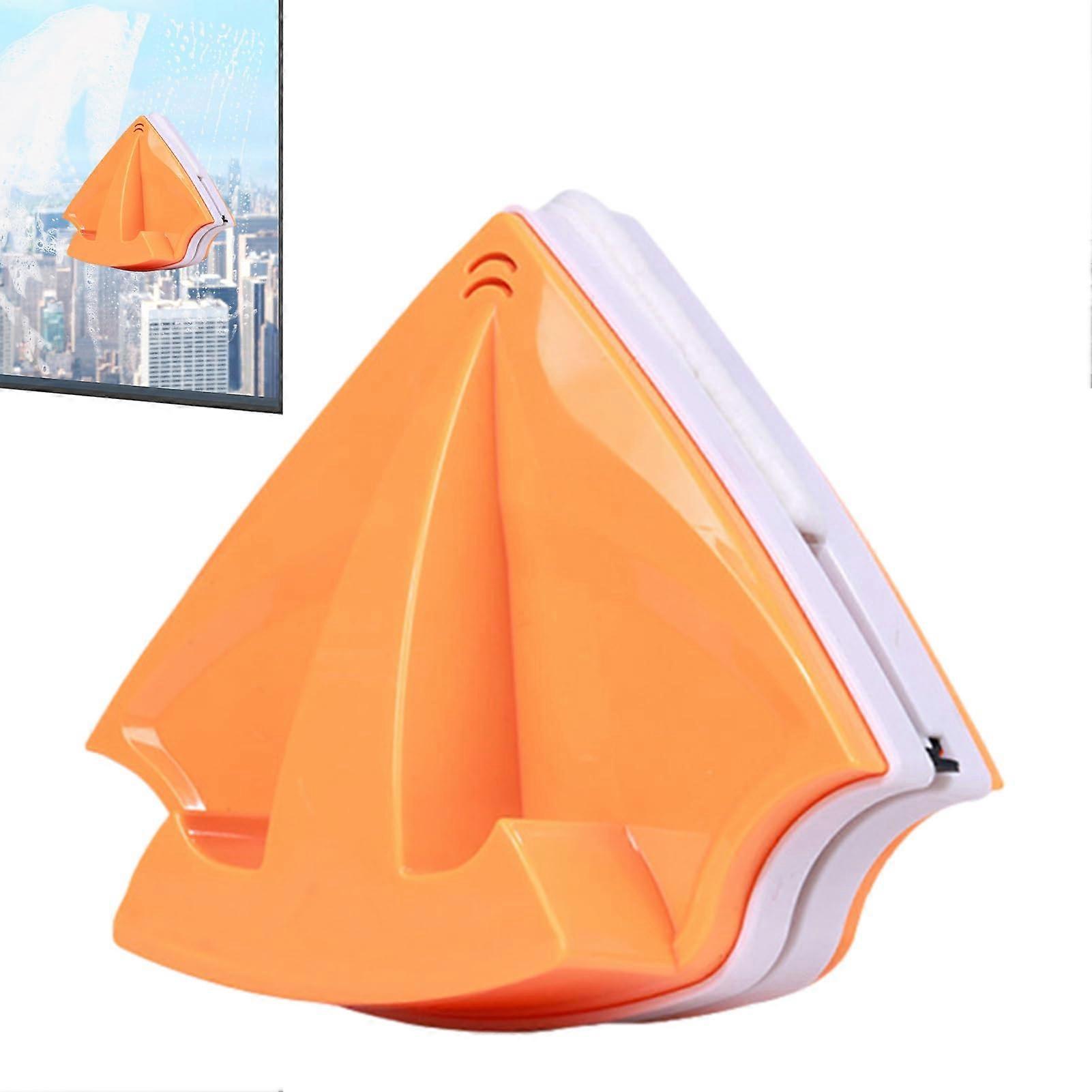Magnetic Window Cleaner Double Sided Glass Cleaning Tool with Handle for Double Glazed Windows