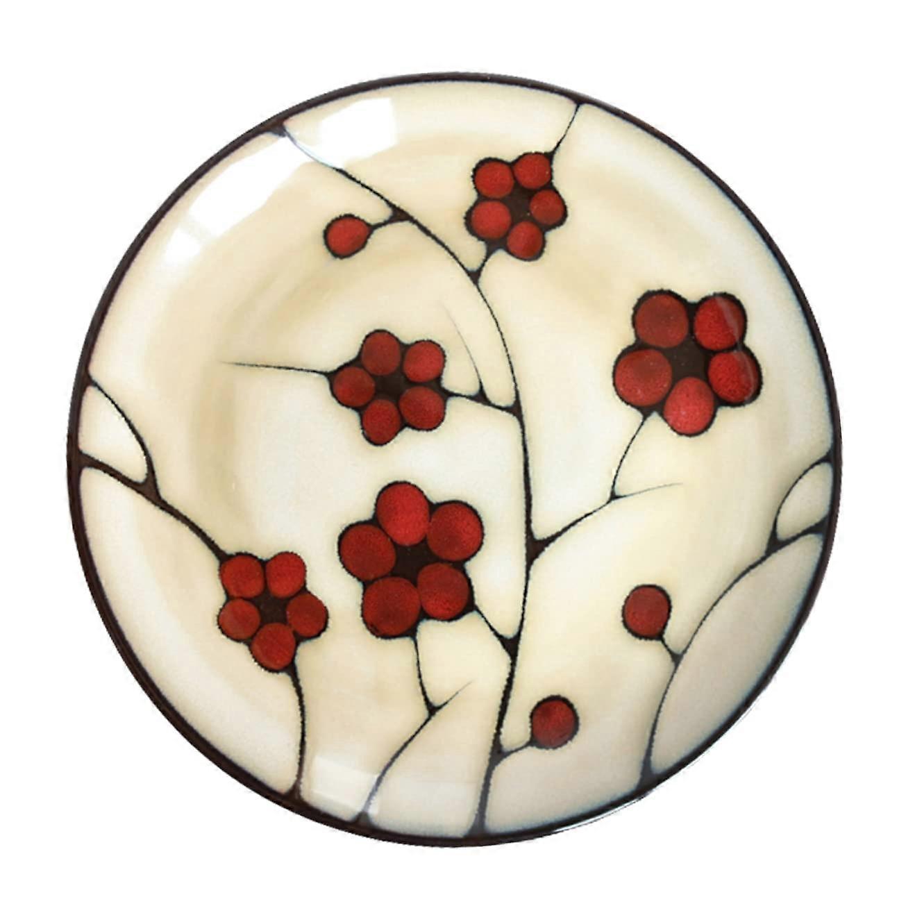 Japanese Ceramic Dinner Plate with Japanese Style Design, Easy Clean Surface, MultiPurpose Serving