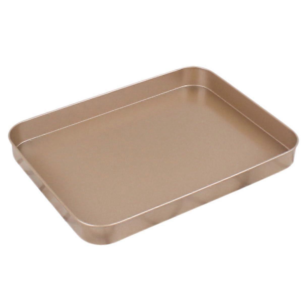 NonStick Carbon Steel Rectangular Baking Pan for Bread Cakes Durable Oven Safe Tray