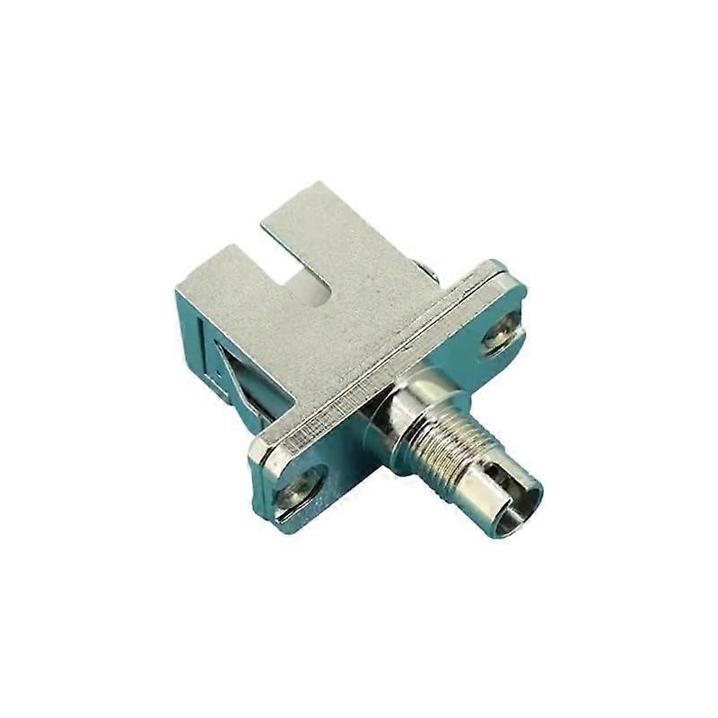 DIN Fiber Optic Adapter Coupler Flange Single or Dual Core Single Mode Multimode Yellow 5pcs