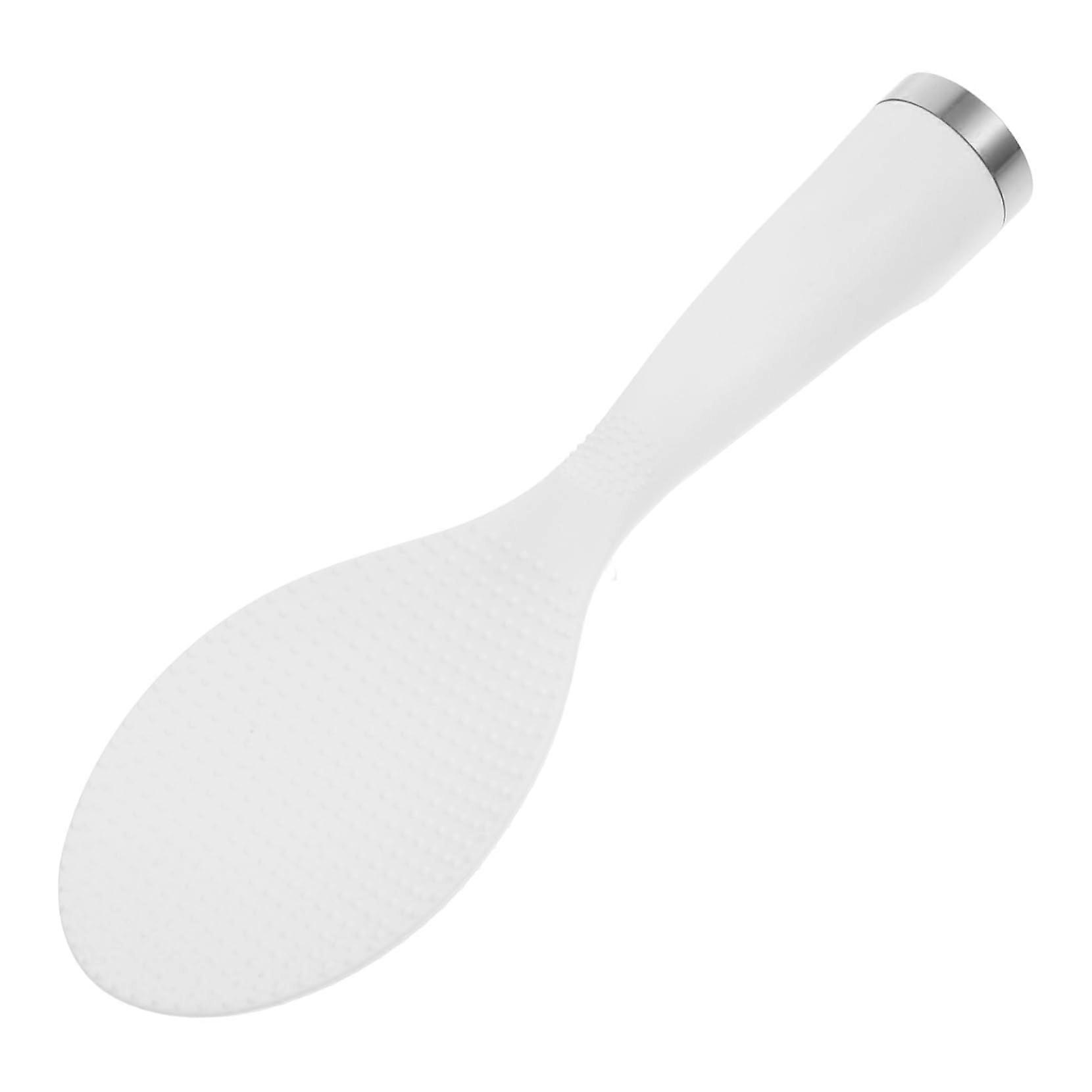NonStick Rice Paddle with StandUp Handle White Multipurpose Rice Serving Utensil