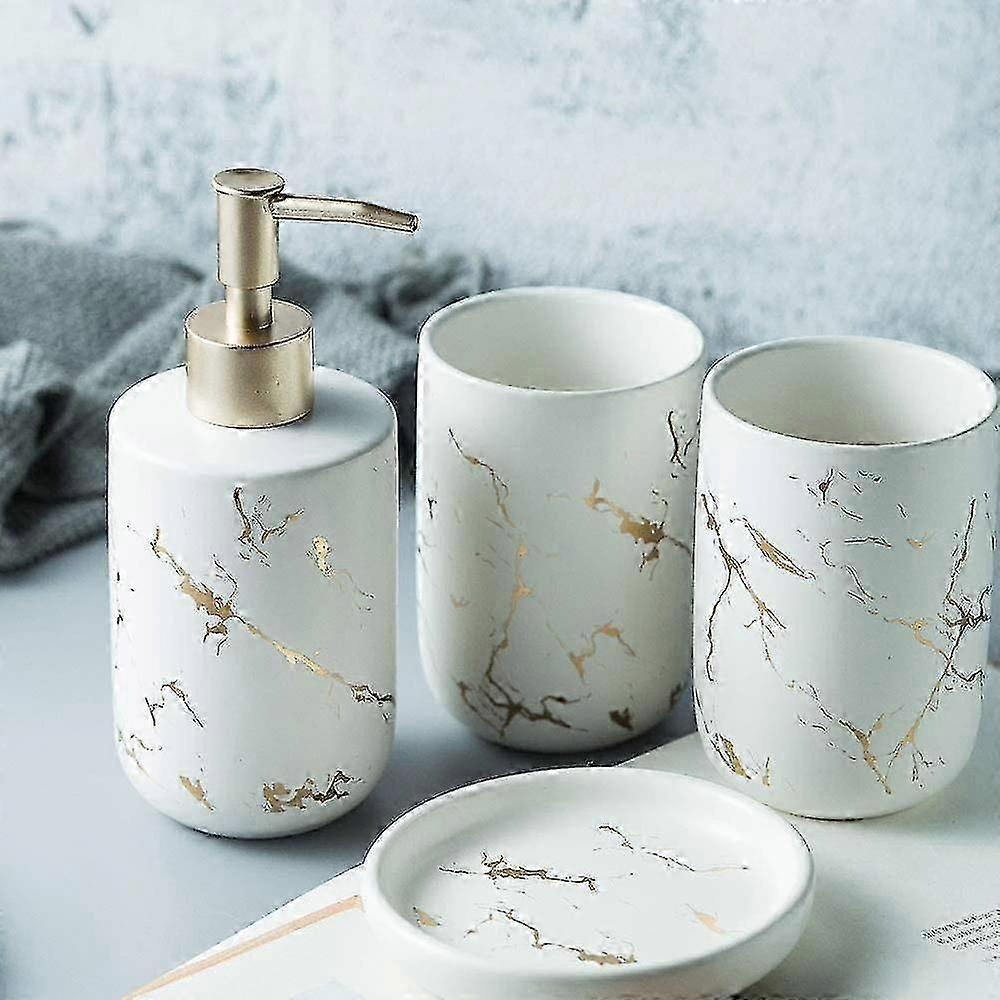Set di accessori da bagno da 4 pezzi